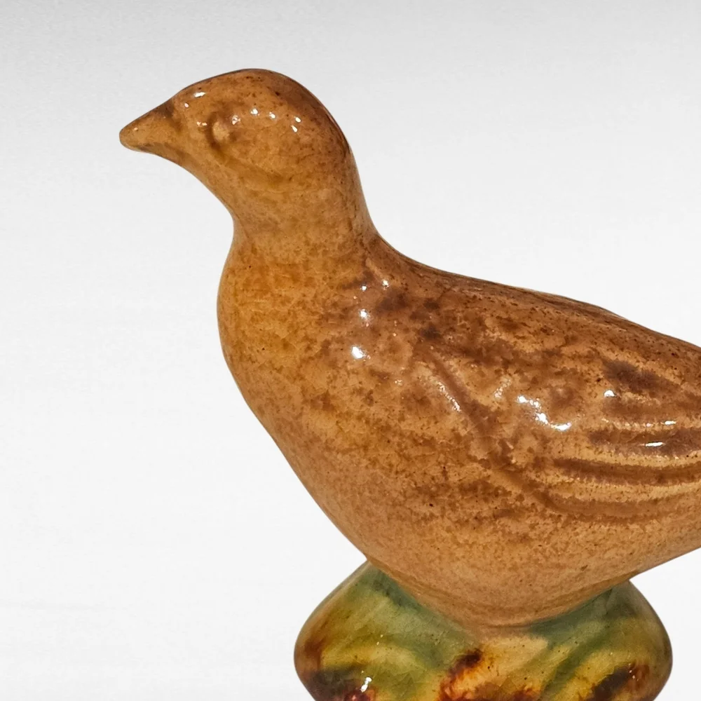 Vintage Rosemeade Pheasant Bird Salt & Pepper Shakers Pottery